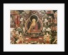 Scenes of the life of the Buddha Shakyamuni. First half of the 17th century. Detrempe on canvas. by Tibetan School