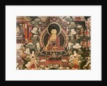 Scenes of the life of the Buddha Shakyamuni. First half of the 17th century. Detrempe on canvas. by Tibetan School