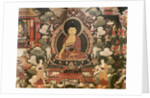 Scenes of the life of the Buddha Shakyamuni. First half of the 17th century. Detrempe on canvas. by Tibetan School
