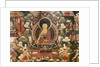 Scenes of the life of the Buddha Shakyamuni. First half of the 17th century. Detrempe on canvas. by Tibetan School