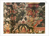 Scenes of the life of the Buddha Shakyamuni. First half of the 17th century. Detrempe on canvas. by Tibetan School