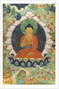 Buddha and three Jakata: Mahakapi, Ruru, Shaabhamiga. Tibet, 18th century by School Tibetan
