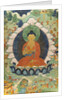 Buddha and three Jakata: Mahakapi, Ruru, Shaabhamiga. Tibet, 18th century by School Tibetan