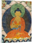 Buddha and three Jakata by School Tibetan