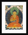 Buddha and three Jakata by School Tibetan