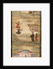 Contest to get the hand of Yashodhara. China, Gansu Province. Tang Dynasty, second half of the 9th. Light colours on silk. by Chinese School