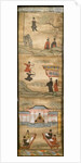 Contest to get the hand of Yashodhara. China, Gansu Province. Tang Dynasty, second half of the 9th. Light colours on silk. by Chinese School