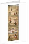 Contest to get the hand of Yashodhara. China, Gansu Province. Tang Dynasty, second half of the 9th. Light colours on silk. by Chinese School