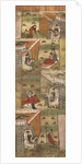 The four meetings of the Bodhsisattva by Chinese School