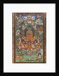 Invitation to predication and other scenes. East Tibet. Second half of the 19th century. by School Tibetan