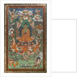 Invitation to predication and other scenes. East Tibet. Second half of the 19th century. by School Tibetan