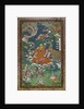 The descent from the sky of the Thirty-three gods in Samkashya by School Tibetan