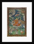 The descent from the sky of the Thirty-three gods in Samkashya by School Tibetan