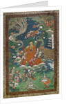 The descent from the sky of the Thirty-three gods in Samkashya by School Tibetan