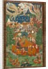 Skayamuni entering the nirvana by School Tibetan