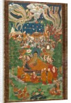 Skayamuni entering the nirvana by School Tibetan