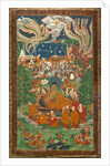 Skayamuni entering the nirvana by School Tibetan