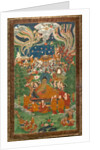 Skayamuni entering the nirvana by School Tibetan