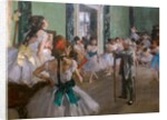 The dance class. Begins in 1873, ends in 1875-1876 by Edgar Degas