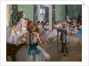 The dance class. Begins in 1873, ends in 1875-1876 by Edgar Degas