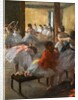 The Dance Class. 1873 by Edgar Degas