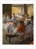 The Dance Class. 1873 by Edgar Degas