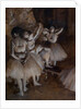 Ballet repetition on the scene. 1874 by Edgar Degas