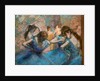 Blue dancers. Around 1893-96 by Edgar Degas