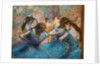 Blue dancers. Around 1893-96 by Edgar Degas