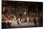 Godfrey of Bouillon received by Alexis Comnene, Emperor of Constantinople, in 1097 by Alexandre-Jean-Baptiste Hesse