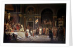 Godfrey of Bouillon received by Alexis Comnene, Emperor of Constantinople, in 1097 by Alexandre-Jean-Baptiste Hesse