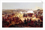 Conquest of Algeria: surrender of the Beni Raten tribe from Kabylia to French Marshal Randon in 1854 by Alfred Charles Ferdinand Decaen