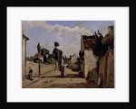 Rue de l'Hermitage, Pontoise, c.1867 by Camille Pissarro