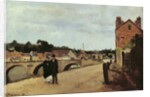 The Chemin de l'Ecluse and the Pontoise Bridge, 1867 by Camille Pissarro