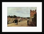 The Chemin de l'Ecluse and the Pontoise Bridge, 1867 by Camille Pissarro