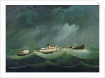 A 'Saville Line' vessel in Rough Weather, c.1870 by English School