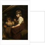 Cottage Girls by the Fireside by John Opie
