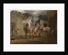 Four Roan Coach Horses with Two Grooms, 1792 by George Garrard
