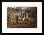 Four Roan Coach Horses with Two Grooms, 1792 by George Garrard