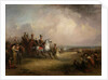 Colonel Sir John Leicester, Bt, and the King's Cheshire Yeomanry Cavalry Exercising on the Sands at Liverpool by George Jones