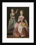 Meriel Legh and Dorothea Byrne, c.1750 by English School