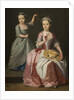 Meriel Legh and Dorothea Byrne, c.1750 by English School