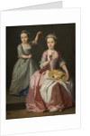 Meriel Legh and Dorothea Byrne, c.1750 by English School
