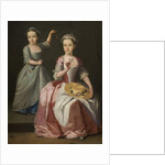 Meriel Legh and Dorothea Byrne, c.1750 by English School