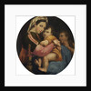 The 'Madonna della Sedia' by Raphael (after)