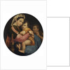 The 'Madonna della Sedia' by Raphael (after)