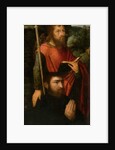 A Male Saint with a Donor by Adriaen Ysenbrandt