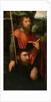 A Male Saint with a Donor by Adriaen Ysenbrandt