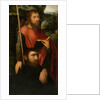 A Male Saint with a Donor by Adriaen Ysenbrandt