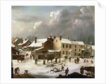 Winter Scene in Brooklyn by Francis Guy